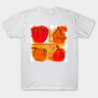 Four Corners Of Apples And Pears T-Shirt